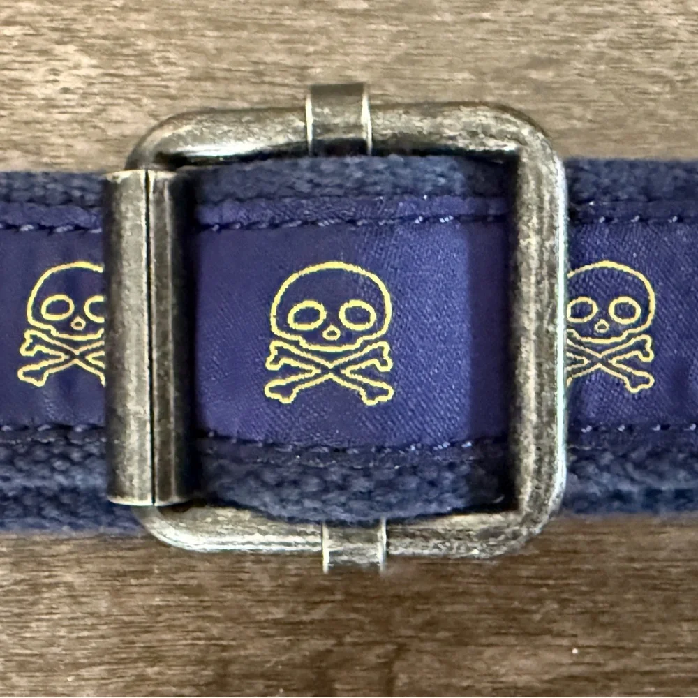 Cat & Jack Navy Skull Belt